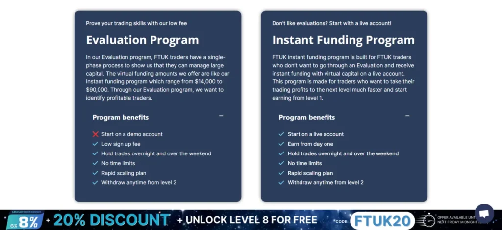 FTUK Funding Programs