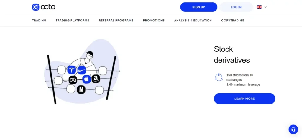 Octa Stocks CFDs