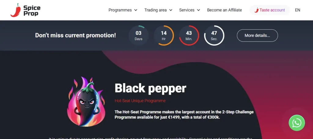 Black Pepper Hot-Seat Programme